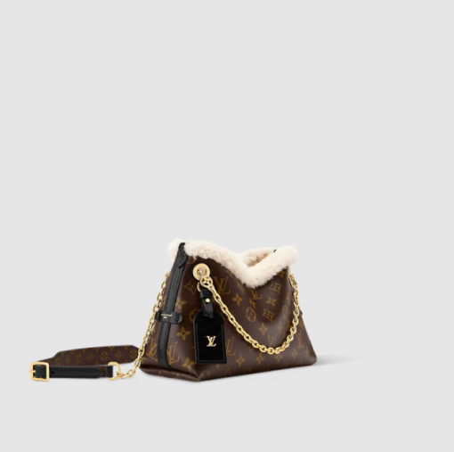 Louis Vuitton CarryAll BB Monogram Shearling Bag - Image 2