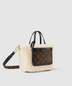 Alternative view of Louis Vuitton Neverfull Bandoulière BB Monogram Shearling Bag