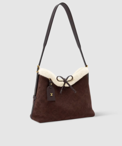 Alternative view of Louis Vuitton CarryAll PM Chocolate Brown Shearling Bag