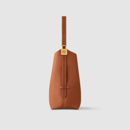 Louis Vuitton Low Key Hobo Cognac Brown MM Bag - Image 4