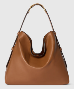 Gucci Beatrix large tote brown leather bag