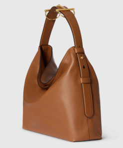 Alternative view of Gucci Beatrix large tote brown leather bag