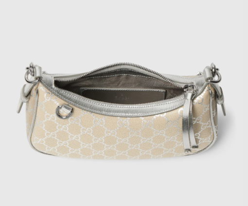 Gucci GG Emblem small silver GG shoulder bag - Image 3