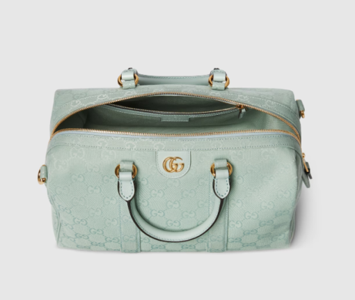 Gucci Ophidia medium boston icy blue GG canvas bag - Image 3