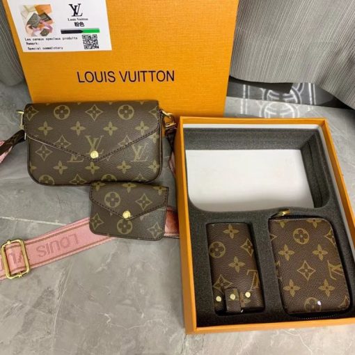 Louis Vuitton Felicie 3 in 1 Multi Pochette Perfect Gift Set - Image 3