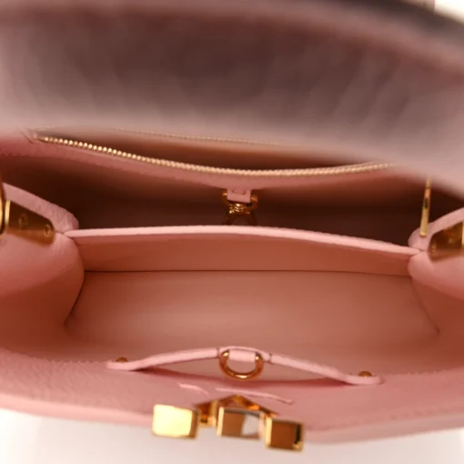 Louis Vuitton  Taurillon Embroidered Vichy Capucines BB - Image 4