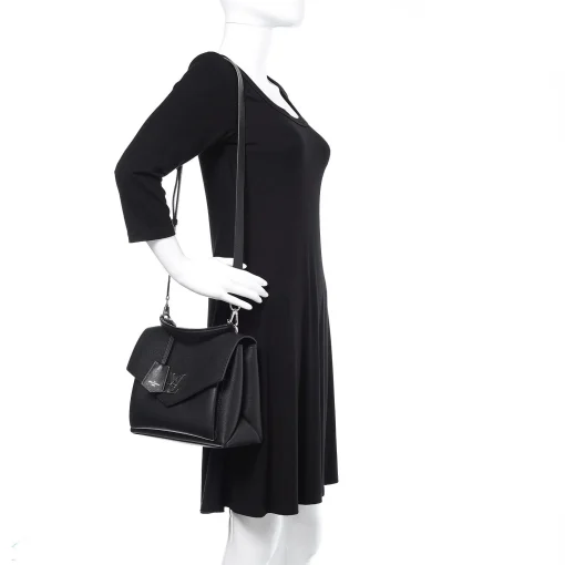 LOUIS VUITTON My Lockme Top Handle Black - Image 4