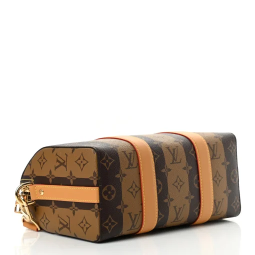 LOUIS VUITTON X NIGO Stripes City Keepall Brown - Image 3