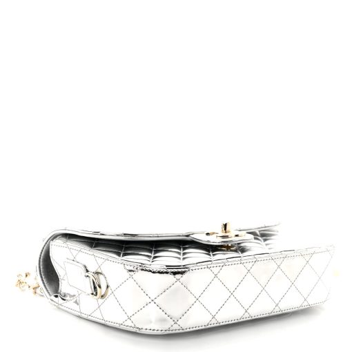 Chanel New 24C Backpack Mirrored metallic Flap Shoulder Bag - Image 3