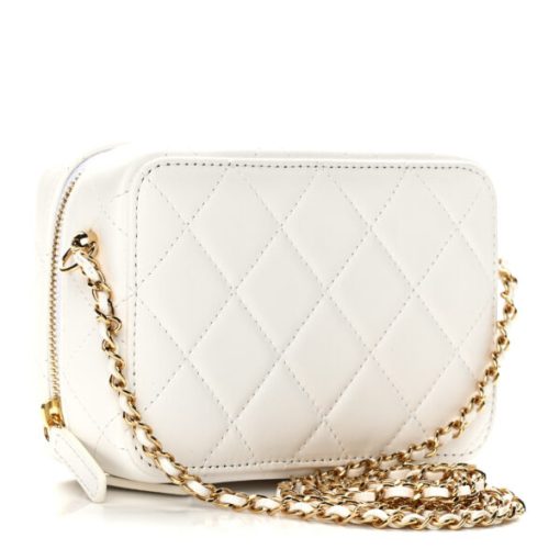 CHANEL Golden Plate Clutch With Chain - Image 2
