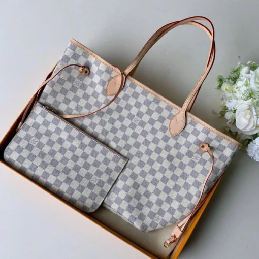 Louis Vuitton Neverfull Damier Azur - Image 3