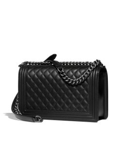 Alternative view of Chanel Boy Large Black
