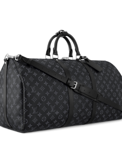 Alternative view of LOUIS VUITTON X NIGO Taurillon Denim Drip Keepall Black