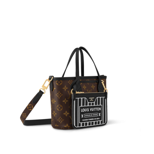 Louis Vuiton M12099 Neverfull Inside Out BB Black - Image 3