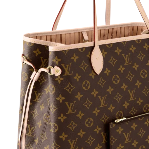 Louis Vuitton Neverfull Monogram 100% Cowhide Leather - Image 4