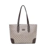 Gucci GG Canvas Leather Dark Brown