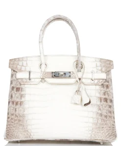 Herm?s Birkin 30 Himalaya Crocodile Palladium