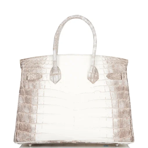 Herm?s Birkin 30 Himalaya Crocodile Palladium - Image 3