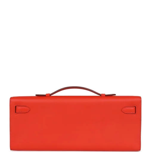 Hermès Kelly Cut Capucine Swift Gold Hardware - Image 2