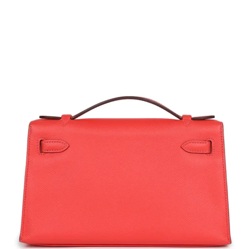 Hermès Kelly Pochette Rose Jaipur Epsom Gold - Image 3