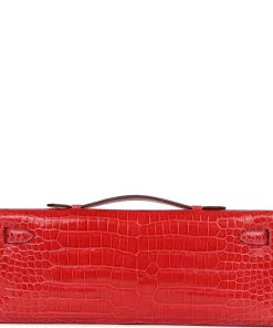 Alternative view of Hermès Kelly Cut Bougainvillea Shiny Porosus