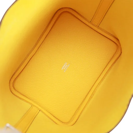 Hermès Picotin Lock 18 Jaune de Naples Clemence Palladium Hardware - Image 4