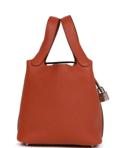 Alternative view of Hermès Picotin Lock 18 Cuivre Clemence Palladium Hardware