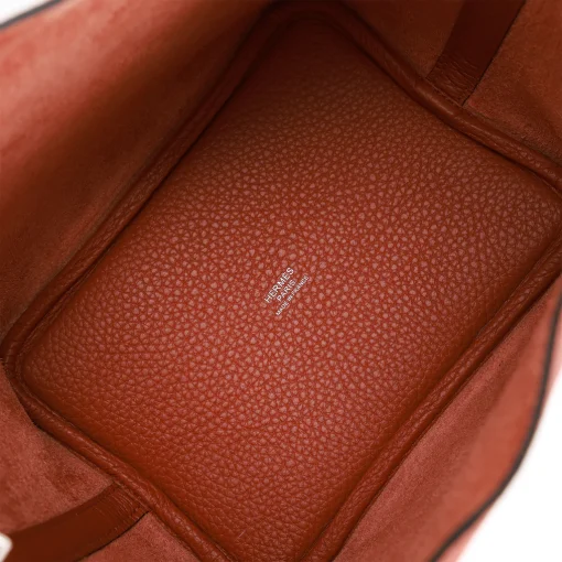 Hermès Picotin Lock 18 Cuivre Clemence Palladium Hardware - Image 3