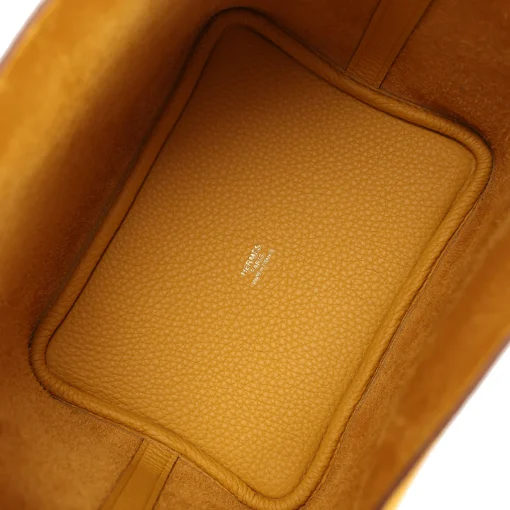 Hermès Picotin Lock 18 Jaune Ambre Clemence Gold Hardware - Image 3