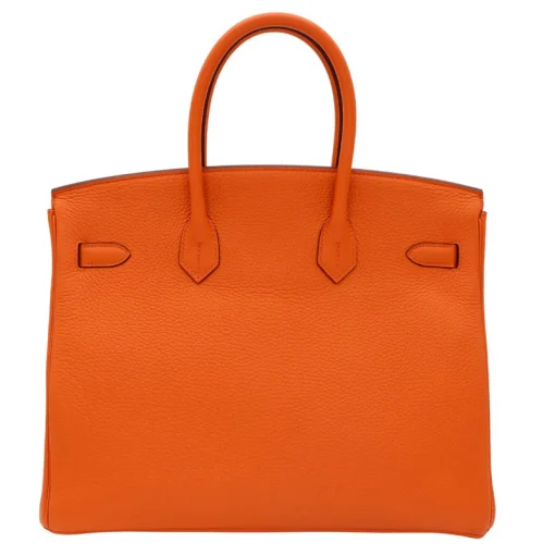 HERMES BIRKIN 35 ORANGE TOGO GOLD HARDWARE - Image 3